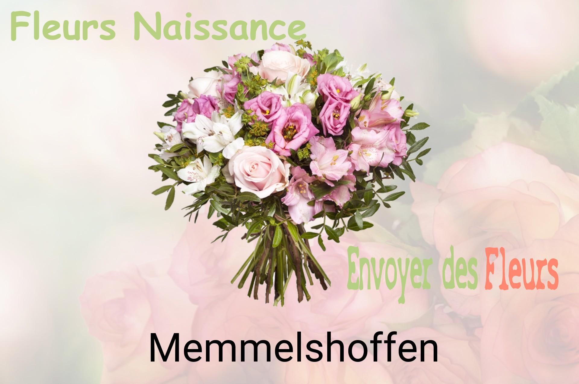 Bouquet de fleurs de naissance livré à Memmelshoffen