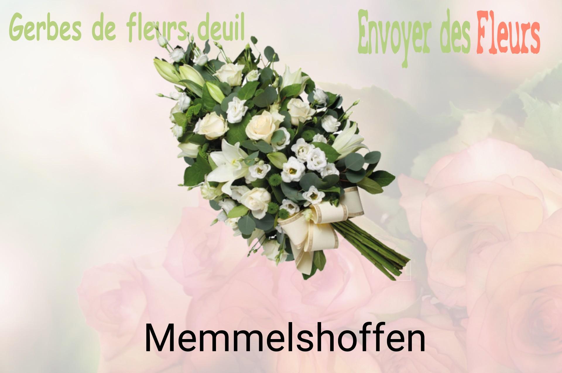 Gerbe de fleurs de deuil livrée à Memmelshoffen